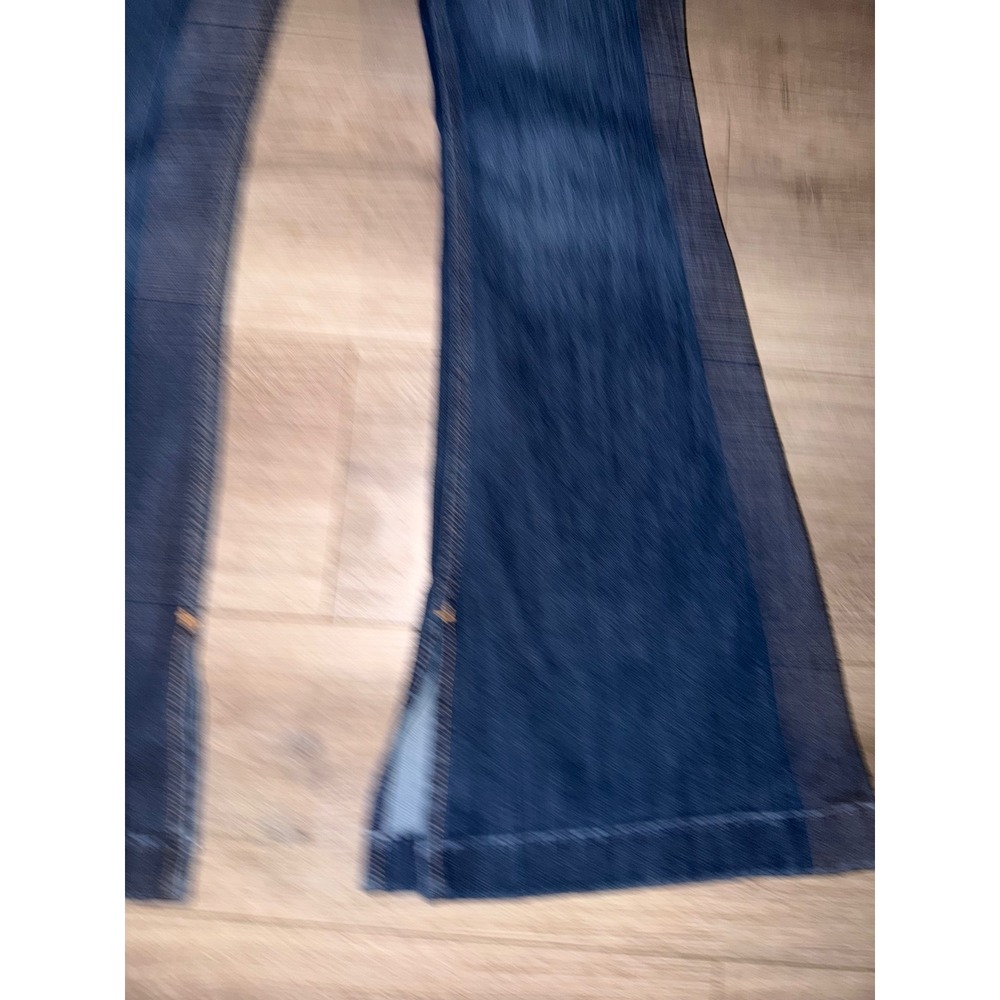 Hollister High-Rise Vintage Flare Jeans Dark Wash Soft Stretch Slit 7L 28 X5 - Picture 4 of 11